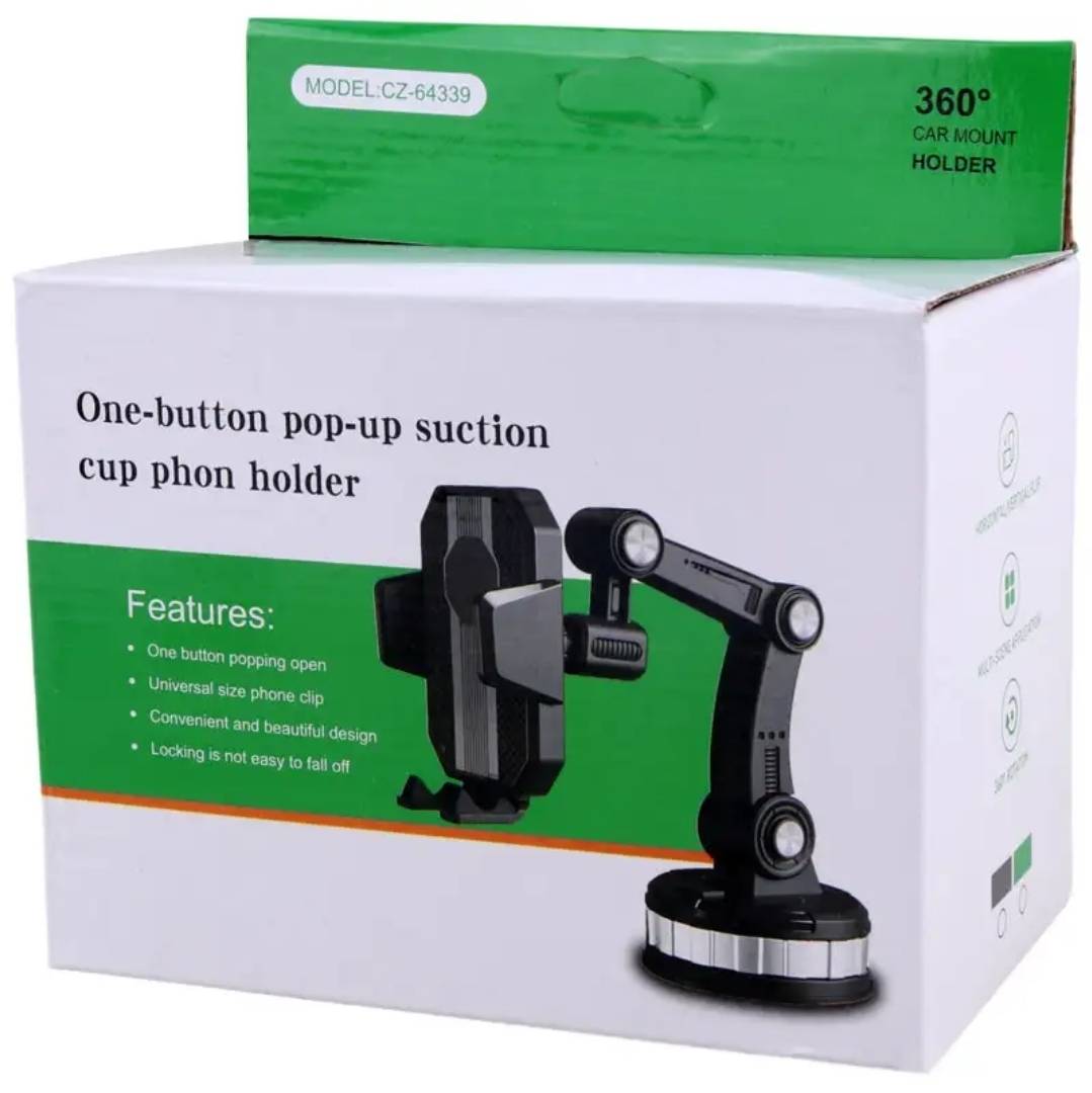 هولدر گیره‌ای داشبورد خودرو CZ-64339 | پایه نگهدارنده چندمنظوره گوشی و تبلت